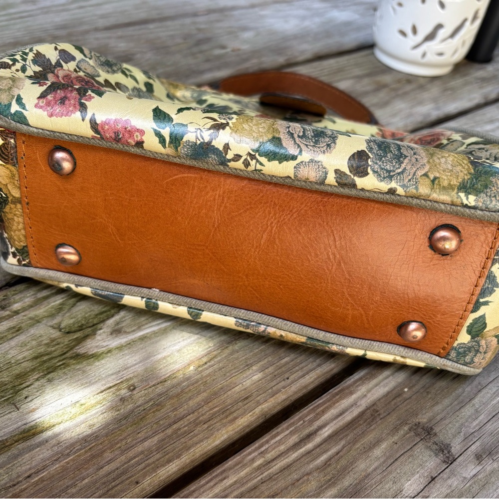 Patricia Nash Floral Satchel Bag - Picture 4 of 4